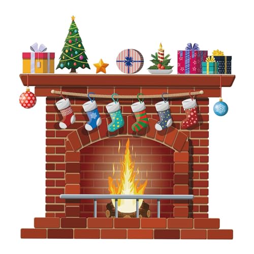best fireplace christmas decor