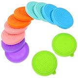 Couvercles pour vinaigrette : de conception simple, faciles et pratiques à utiliser, ces couvercles en silicone sont parfaits pour les verres