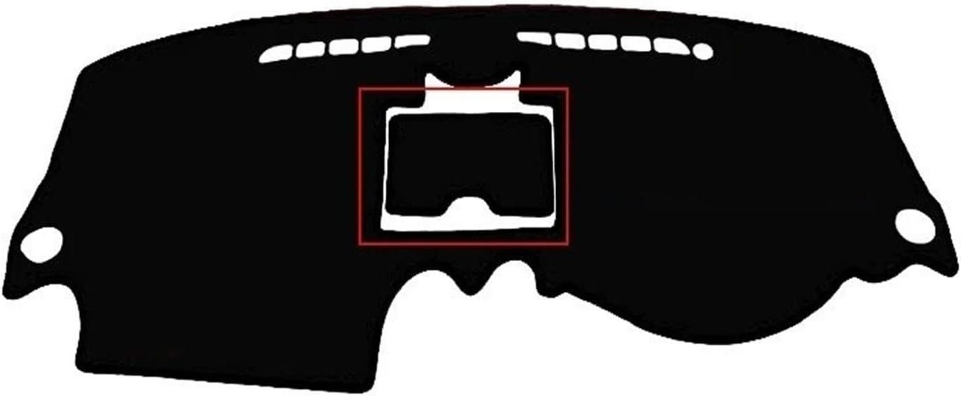 Flannel Dash Mat For Chevrolet For Aveo Kalos Lova For Daewoo For Gentra T250 2003-2011 Carpet Cape Sun Shade Dashmat Car Inner Dashboard Cover(Black RHD with Box)