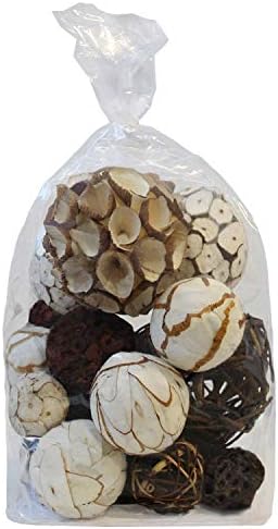 Blue Donuts Decorative Balls for Centerpiece â€“ Decorative Bowl Fillers, Assorted Rattan Wicker Balls Orb Grapevine Ball, Vase Fillers, Home Table Decor