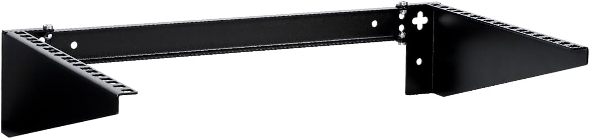 RackPath 6U Vertical Wall Mount Rack - Heavy Duty 125lbs Capacity Vertical Mounting Bracket (6U)