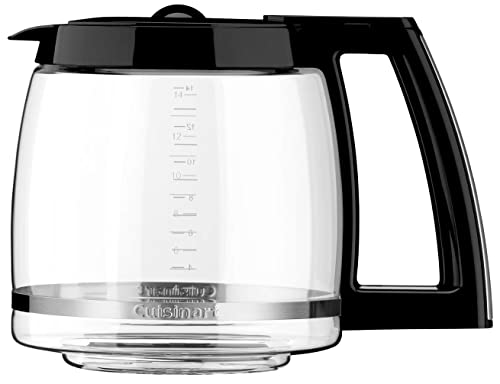 Cuisinart DCC-1120BKCRF Replacement 12 Cup Glass Carafe (Black)