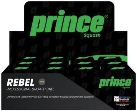Prince Rebel (DYD) Squash Ball Box (12-Balls)