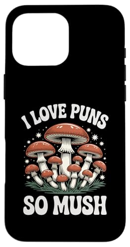 �������낫�̂��ۊw I Love Puns So Mush �X�}�z�P�[�X iPhone 16 Pro Max �p