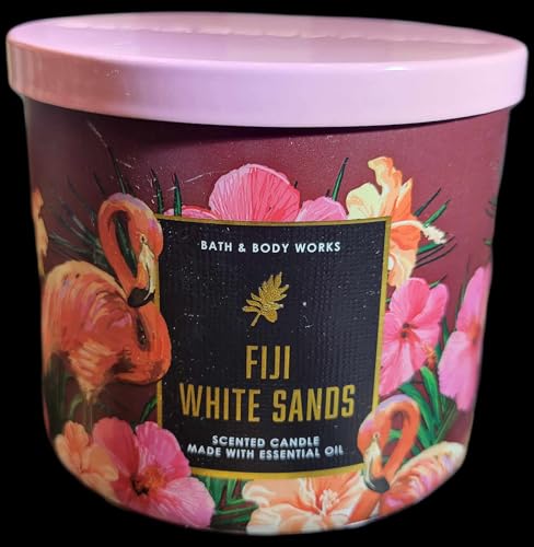 Generic baht body works 3-Wick Scented Candle 14.5 oz Large white barn (14.5, FIJI WHITE SANDS)
