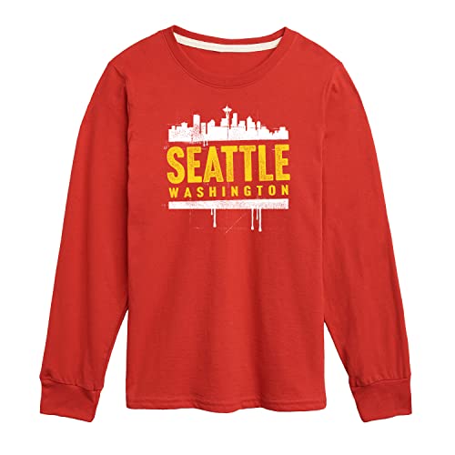 Instant Message - Seattle, Washington - Toddler & Youth Long Sleeve Graphic T-Shirt