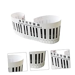 DRESSOOS Clavier De Piano Simulé Clavier Électronique Clavier De Piano De Bureau Piano 3D Clavier Piano Fournitures D’Apprentissage Touches Piano Stickers Piano Autocollants Piano Clavier - Les Beatles, Paul McCartney, John Lennon, RIngo Starr, George Harrison DRESSOOS Clavier De Piano Simulé Clavier Électronique Clavier De Piano De Bureau Piano 3D Clavier Piano Fournitures D'Apprentissage Touches Piano Stickers Piano Autocollants Piano Clavier – Image 6