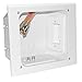 Construct Pro In-wall Recessed Entertainment Box, White