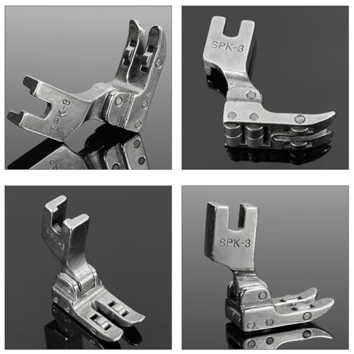 Prensatelas industrial para máquina de coser 2 pcs metálico miniatura 3