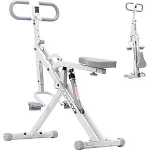 Squat Rowing Machine, Home Exercise Equipment, Foldable Squat Rowing Machine With Lcd Display, Adjustable Glutes & Leg Home Exercise Equipment, Arm Glute & Leg Cardio Workout Machine