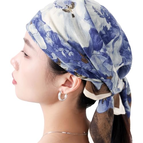 Head Scarf for Women 26 x 26 inches No Slippery Square Scarf for Hair Wrap, Night and Sleep