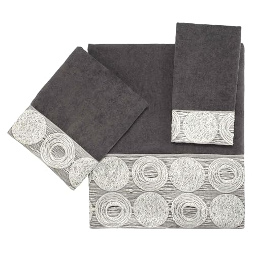 Avanti Linens Galaxy Fingertip Handtuch, Granit