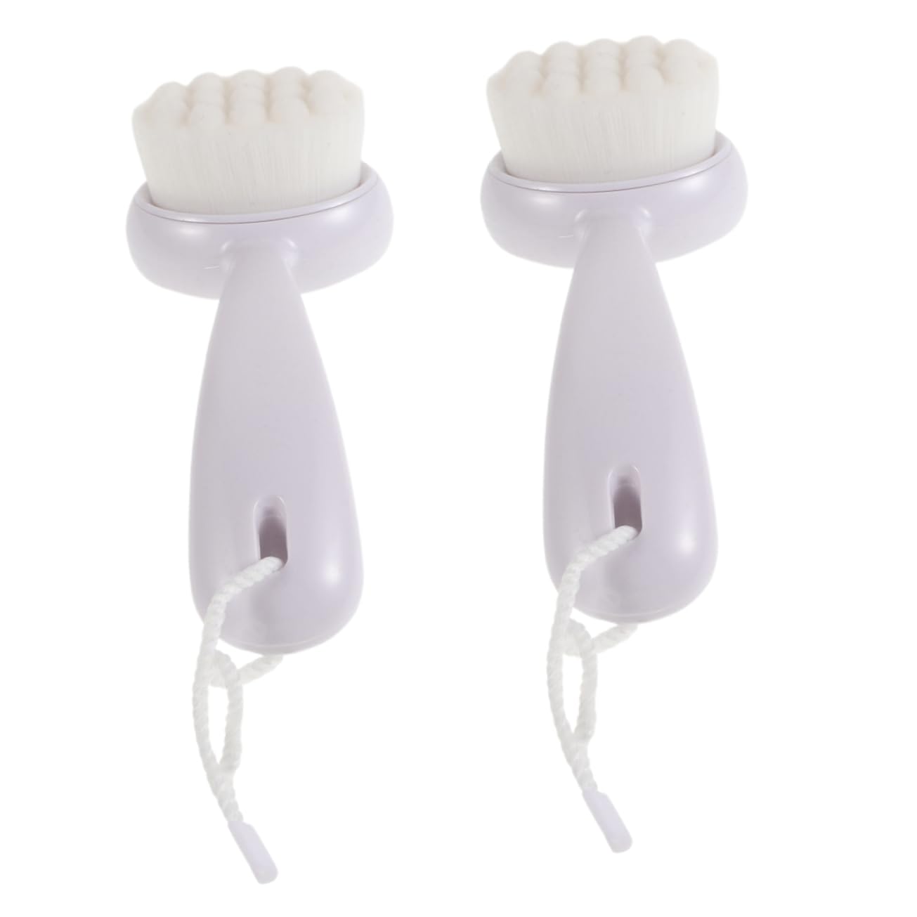 SOESFOUFU Deep Cleansing Face Scrubber Exfoliating Brush Soft Bristles Face Wash Brush Ergonomic Handle for Clean Skin