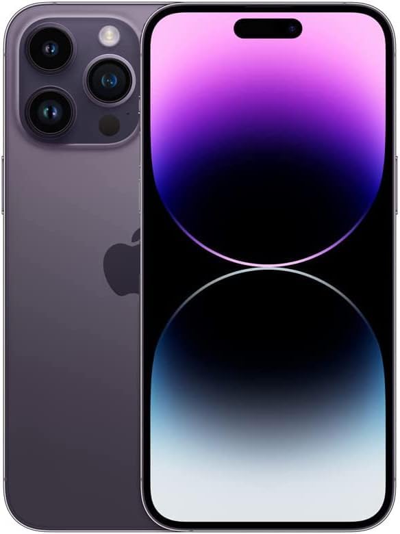 Genuine Back Glass Replacement for iPhone 14 Pro Max, All Carriers with Pre Installed Adhesive and Repair Tool 14 Pro Max (Deep Purple)