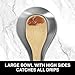 OGGI Stainless Steel Spoon Rest- Long Handle Holds Kitchen Utensils in Place, Great Spoon Rest for Counter, Stove Top, or Coffee Station; Kitchen Accessories, Utensil Rest, Stainless