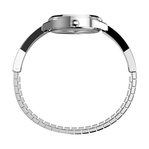 Image of TIMEX Main Street 25 mm Silver-Tone Dial Women Analog Watch- TW2V69600