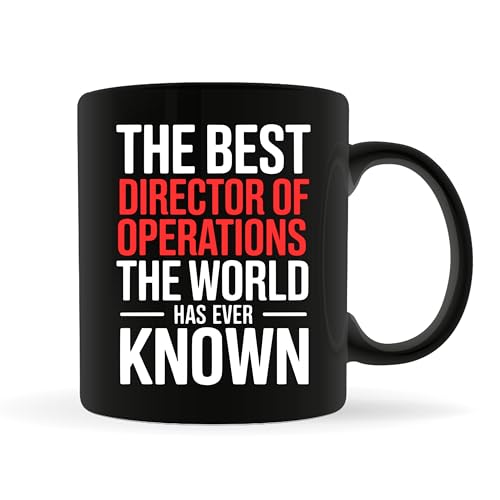 Director of Operations Coffee Mug 11oz Black -Best Director - Gift DIrector Operations Manager Analyst Senior Managemetn Professional