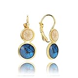 PRODUCTO HECHO A MANO DE RESINA BIO: Cada joya pintada y revestida a mano con bio-resina para mantener el diseño y garantizar la longevidad.Cada pieza de joyería tiene un patrón único creado por la diseñadora de la marca Dragon Porter, Tania Dav. Cada pieza está hecha a mano con mucho amor y mimo en Inglaterra o Suiza. La foto es representativa en color y diseño. El color final puede aparecer de forma ligeramente diferente en su pantalla al de la pieza real.