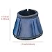 WENQUSEN Professional Equestrian Bell Boots, Navy Blue Ballistic Nylon No-Turn Horse Hoof Protective Cover with Padded Rim, 1 Pair