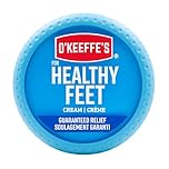 O'Keeffe's Healthy Feet Foot Cream Relieves and Repairs Extremely Dry Cracked Feet, Instantly Boosts Moisture, 3.2 oz / 90.7 g Jar, Pack of 1