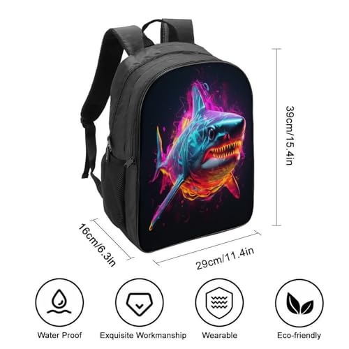 Mochila escolar de tiburón 3D como regalo para niños 2