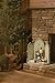Willow Tree Sanctuary for The Christmas Story, Hand-Painted Nativity Backdrop