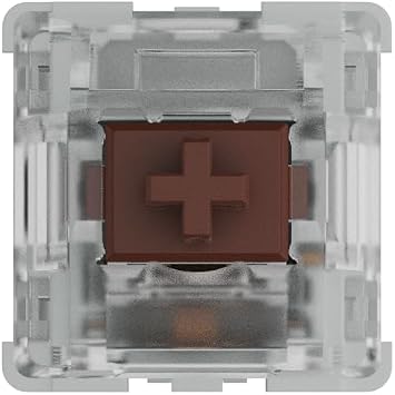 Glorious PC Gaming Race Kailh Speed Copper Switch (120 adet), doğrusal ve sessiz anahtar, oyun klavyesi için, yüksek uyumluluk, 3 pin mekanik anahtar, mekanik klavye tuşları