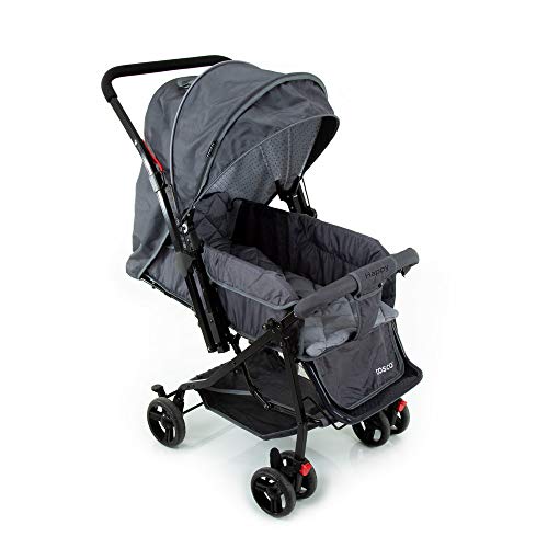 Carrinho de Bebê Happy - Cinza