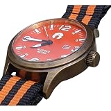 TOUJOURS PRÊT Patina Grade Brass, Field, Military Watch, Japan mvt, Pilot, 44mm,