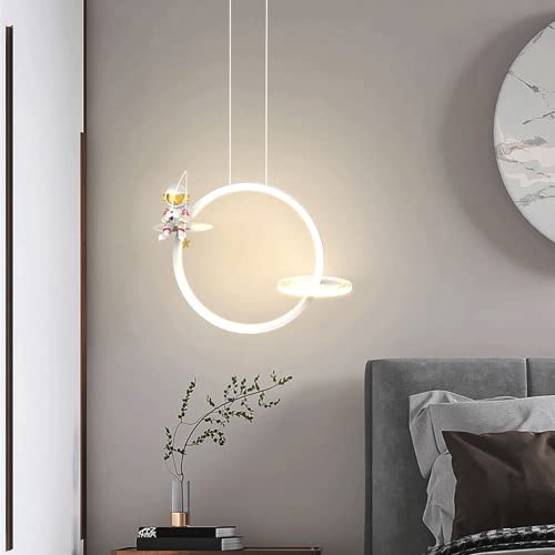 Lámpara de astronauta para techo infantil que ilumina el dormitorio de los niños con luz LED 4