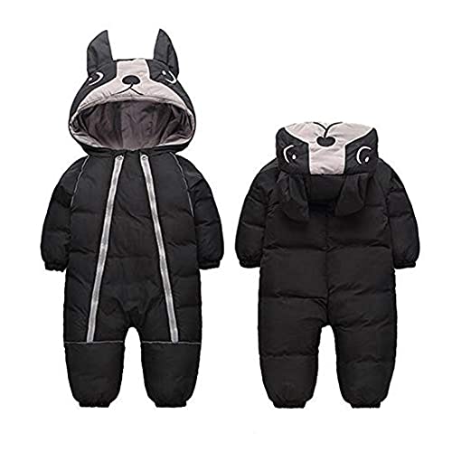Image of Fairy Baby Infant Baby Snowsuit Toddler One Piece Romper Hooded Jumpsuit Winter Coat Warm Thick Outwear Kids Girls Boys 1-4T