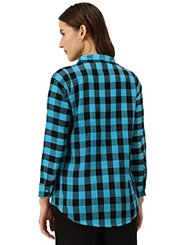 Image of Vastraa Fusion Women's Cotton Checkered Shirt
