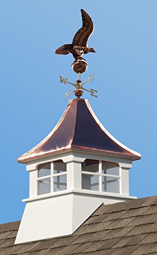 Accentua Charleston Cupola With Eagle Weathervane, 24 In. Square, 63 In. High #TOP1