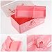 Funtopia Plastic Art Box for Kids, Multi-Purpose Portable Storage Box/Sewing/Tools Organizer for Kids' Toys, Craft and Art, School, Office Supply - Pink