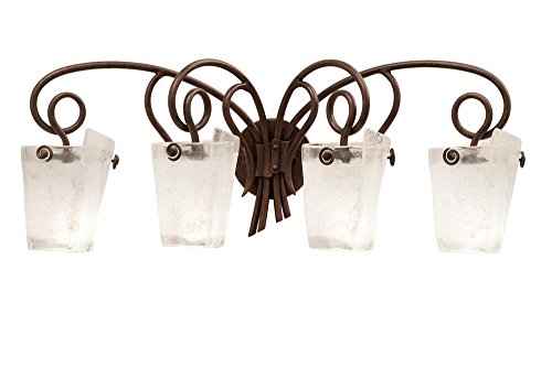 Kalco 4284AC/ANTQ Tribecca 4-Light Bath, Antique Copper Finish
