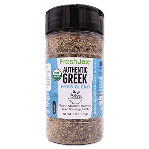 Organic Greek & Italian Seasonings Freshjax Large Bundle Gluten-Free Kosher Spices #TOP1
