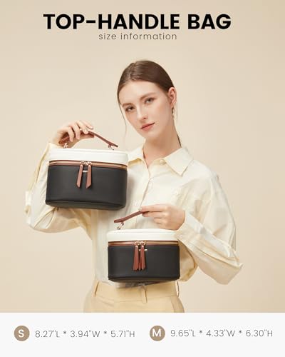 LOVEVOOK Crossbody Bag for Women, Top Handle Shoulder Pouch Purse Small PU Leather Satchel Handbag, Flap Box Bag for Ladies4