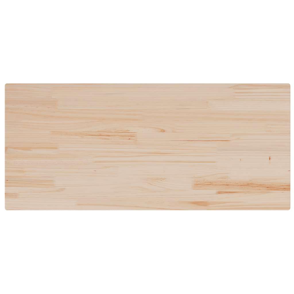 Genérico Tablero de Mesa Rectangular Madera Maciza Pino 90x40x2,5 cm,Accesorios para mesas,Tableros para mesas-847429