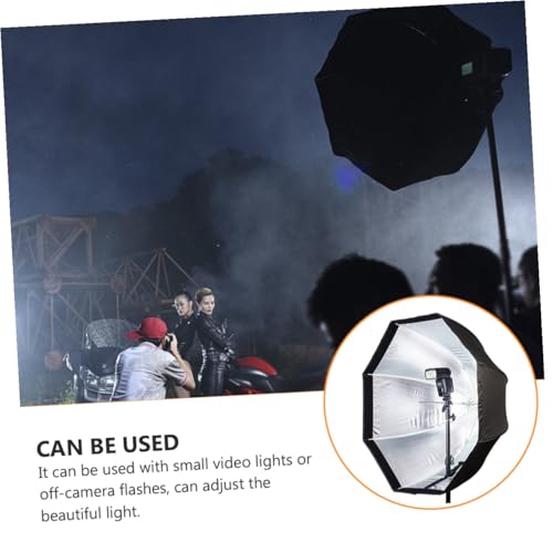 Image of Veemoon Octagonal Umbrella Softbox Photography Lighting Modifier for Studio Flash Video Softbox with Diffuser, Compatible with Camera Photo Equipment, Portable Lighting Control Accessory