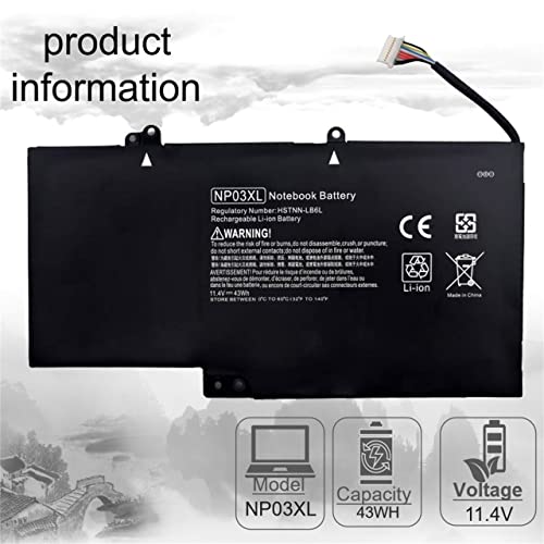 Np03Xl Battery For 761230-005 Hp Envy X360 15-U011Dx 15-U010Dx 15-U110Dx 15T-U100 15-U111Dx 15- U483Cl 15-U493Cl Pavilion X360 13-A010Dx 13-A012Dx 13-A013Cl 13-A110Dx #TOP1