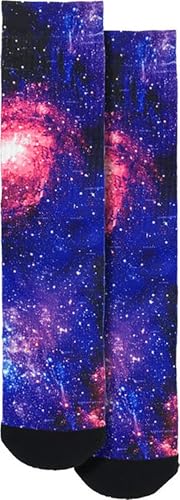 Space, Galaxy, Universe Crew Socks - SHOE SIZE (8-13 Men) (5-10 women)