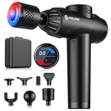 AERLANG Massage Gun with Heat and Cold,Massager Gun Deep Tissue Portable Handheld Massager with Carry Case,Electric Massager Percussion Gun Massager for Muscle Mothers Day Gifts for Women