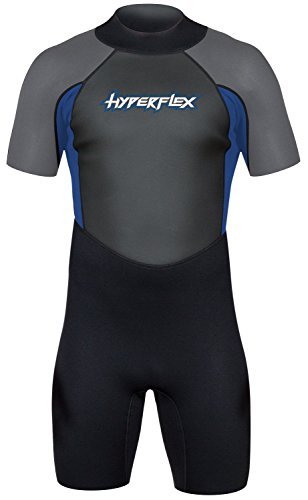 Hyperflex Men's ACCESS 2.5mm Back Zip Spring Suit - (Blue, Small) by Hyperflex