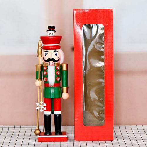 Casse-noix de Noël en bois pour décoration de table de fête - 8