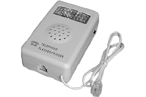 Phone Light Flasher & Earsplitting External Ringer