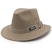 Panama Jack Men's Canvas Safari Sun Hat (Khaki, Medium)
