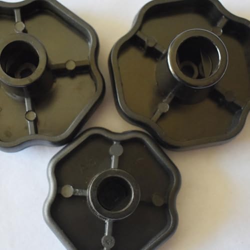 Juego 4 perillas negras para tapa de olla a presión miniatura 5