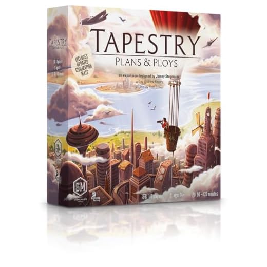 Stonemaier Games Tapestry: Plans & Ploys Expansion - Gioco da Tavolo di strategia per 1-5 Giocatori