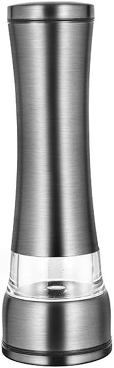 Stainless Steel Pepper Grinder, Manual Pepper Powder Coffee Grinding Bottle(21cm)