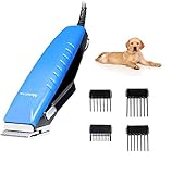 ✅ Color azul Maxell Power CORTAPELO para Animales Perros Mascotas Maquina 15W Potente Accesorios INCLUIDOS (Azul)